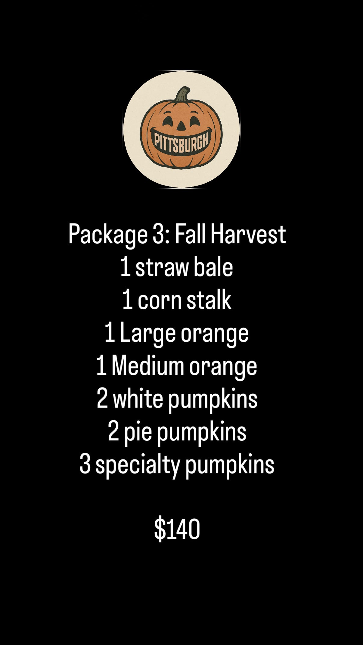 Package 3: Fall Harvest