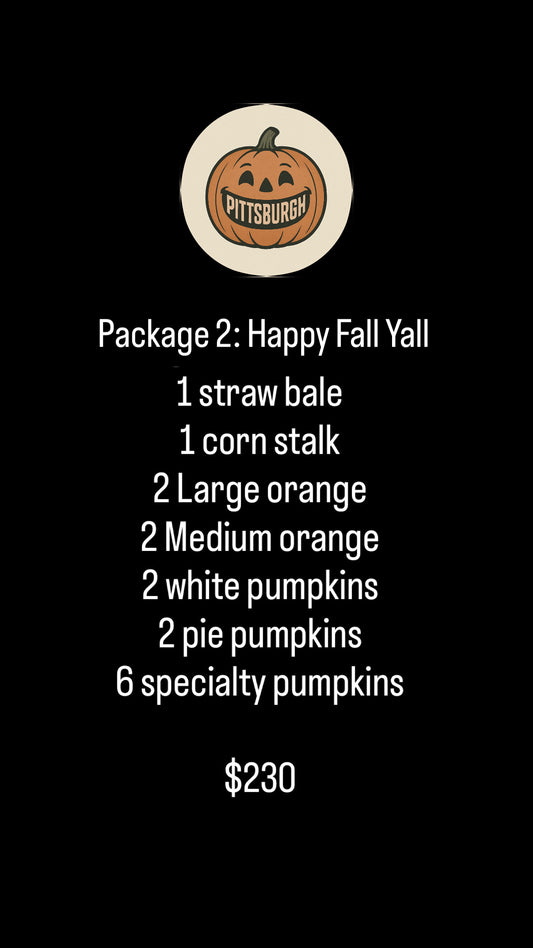 Package 2: Happy Fall Y’all